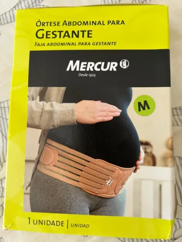 Cinta órtese abdominal para gestante - Tamanho M - Mercur