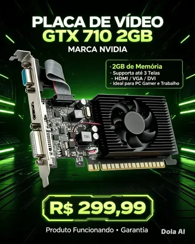 Placa De Video GTX 710
