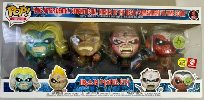 Funko Pop Iron Maiden Box c/ 04 - Originais