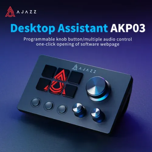 Teclado Macro Programável Ajazz Akp03e -12 Teclas Teclado Mecânico Para Jogos