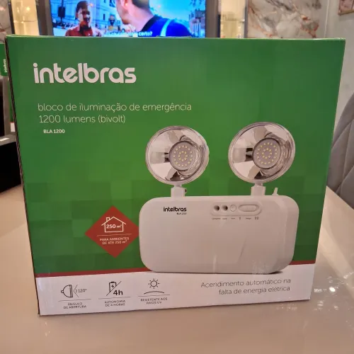 BLOCO DE ILUMINAÇÃO  AUTÔNOMO  INTELBRAS 