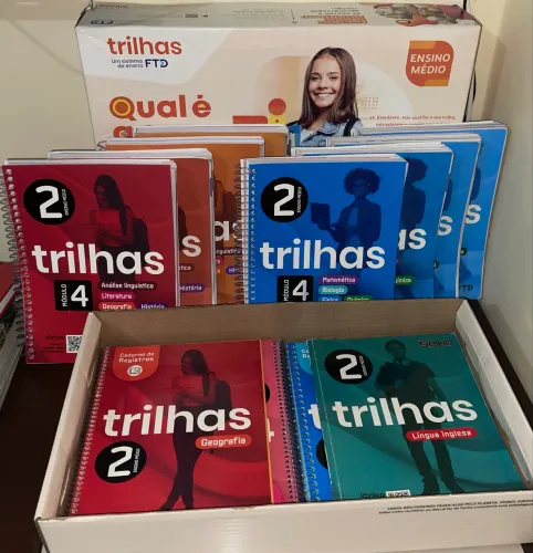 Livros trilhas FTD, 2º série ensino médio