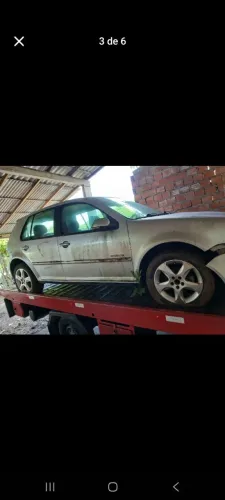 Golf prata 1.6 sporline manual sucata, apenas venda de peças 