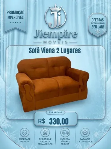 Sofá 2 lugares