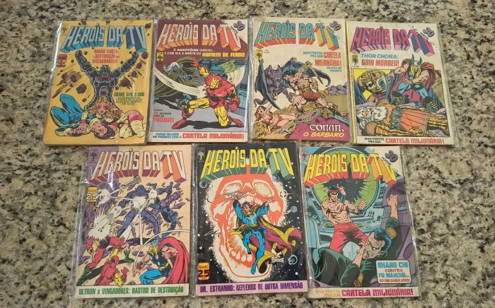 Super raridades gibis Marvel DC Formatinho