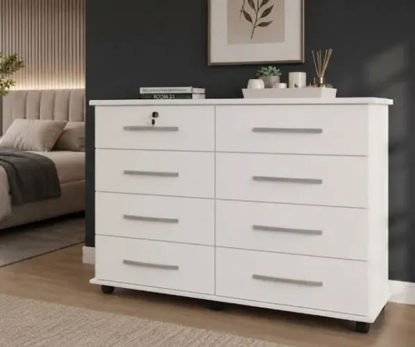 Cômoda Jade Branco NOVO