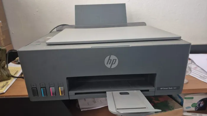 Impressora HP smart tank 581 (tinta azul nao funcionando)