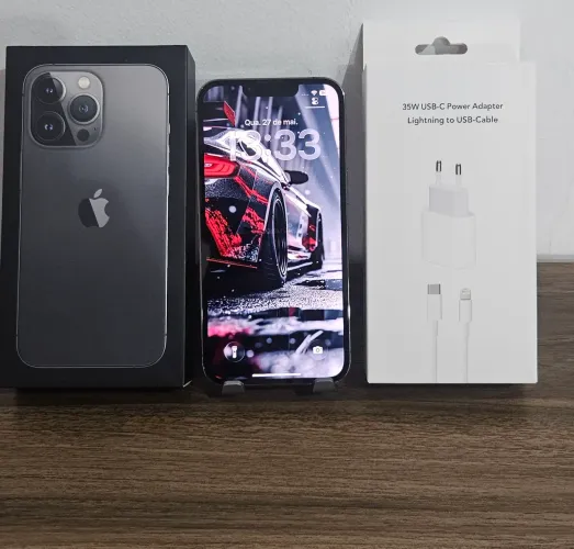 Iphone 13 Pró 256gb impecável, zero sem detalhes. Passo cartão