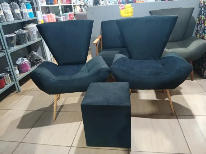 PROMOÇÃO KIT POLTRONA SUEDE