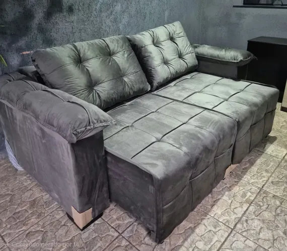 SOFA RETRATIL NOVO - ENTREGAMOS