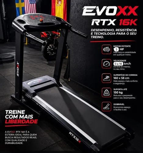 Esteira Evoxx 3HP pro