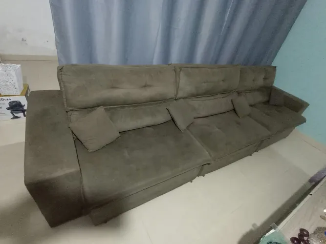 Sofá retrátil e reclinável 3,50mts 