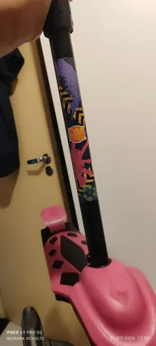 Patinete Infantil Ajustável Radical Power Rosa