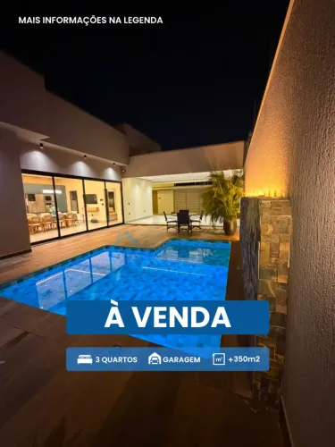 ? Casa de alto padrão com tecnologia e conforto em Gurupi - Cód.927