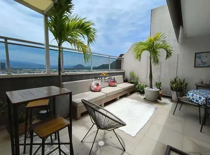 Barra da Tijuca | Cobertura 2 quartos REF: BACB3626