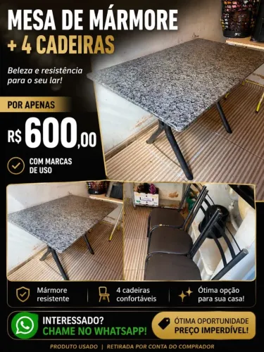 Mesa de mármore