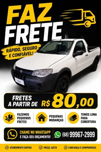 Faz frete apartir 50,00 reais