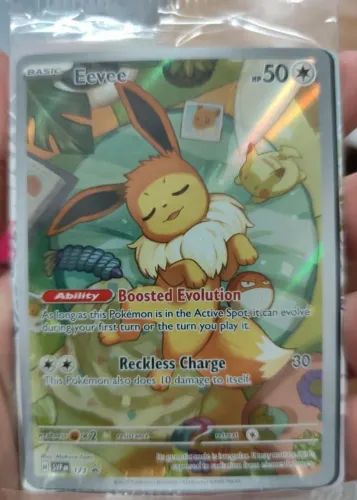 Carta Pokémon Eevee 173 Primo NM Inglês Selado