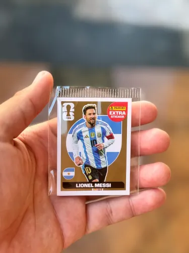 FIGURINHA LEGEND, MESSI GOLD, COPA DO MUNDO 2026