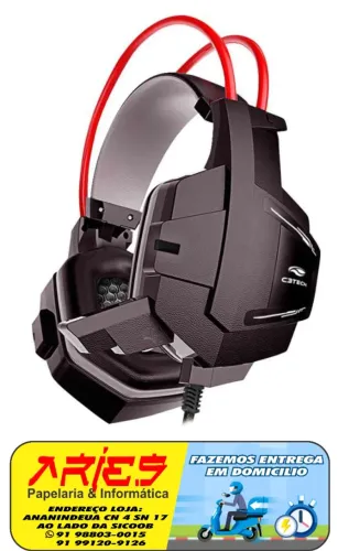 FONE GAMER COM MICROFONE C3TECH SPARROW PC NOTEBOOK