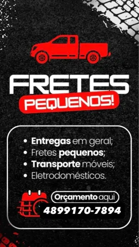 Frete apartir de 90$