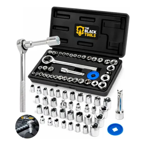 Kit Jogo de Ferramentas - Catraca Reversível Soquetes 40 Peças Maleta