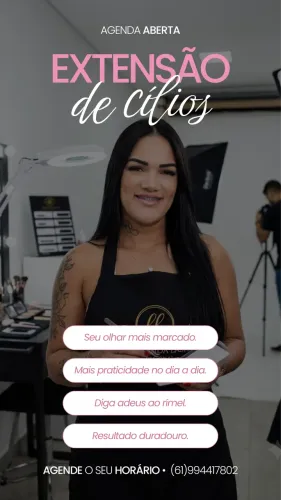Extensão de cílios