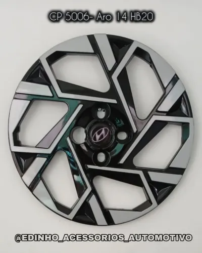 Calotas para Hyundai HB20 aro 14 e 15, compativel com Renaut