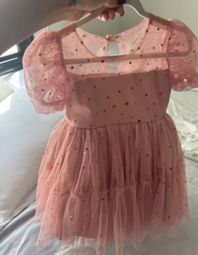 Vestido infantil estrelinha