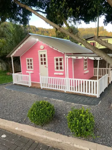 Casinha com varanda lateral Madeira Tratada Autoclavado 