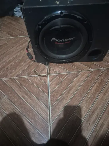 Caixa de grave alto falante pioneer 308