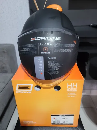 Capacete aberto XL Origine Alpha Preto