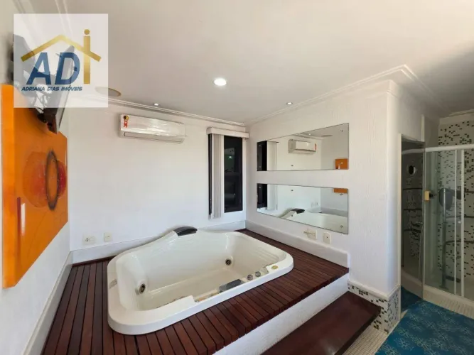 Cobertura, alugar, Recreio, mobiliada, 4 quartos(3 suítes) 350 m²R$ 10.500 - Recreio dos B