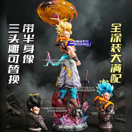 Dragon Ball Z Gogeta SSJ JT GK PVC Action Figure 