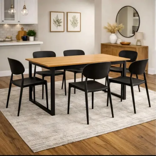 Mesa com cadeiras 6 lugares