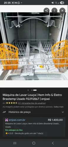 Lava-louças 8 serviços BRASTEMP Active