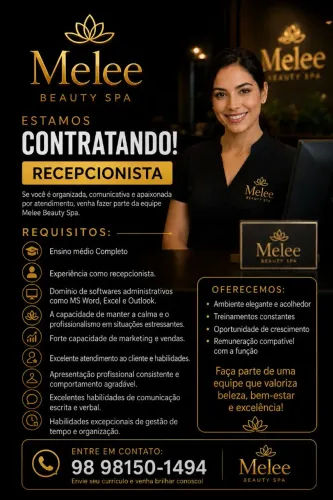 Profissional para Receptação de salao de beleza