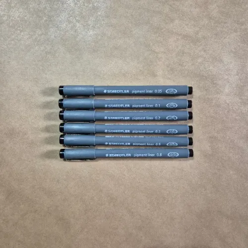 Conjunto Canetas pigment liner STAEDTLER