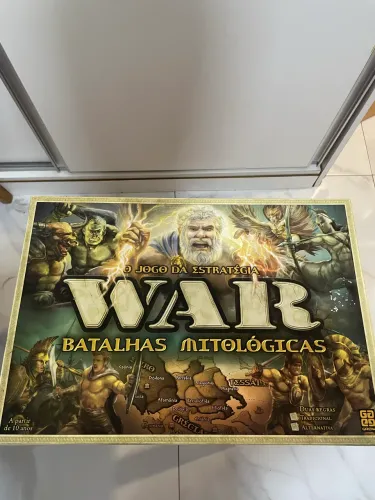 Jogo de Tabuleiro War Batalhas Mitológicas - Grow (Completo e Excelente Estado)