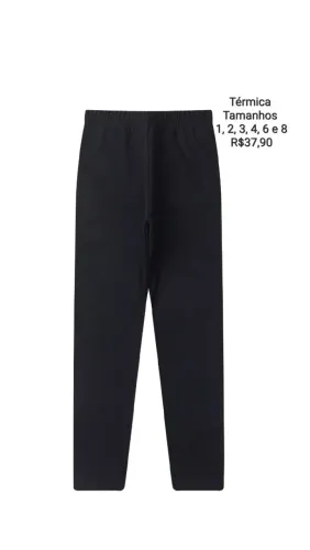 Calça térmica infantil