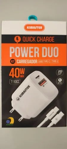 Carregador Turbo USB-C/Type C KIMASTER