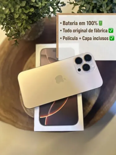 Iphone 16 Pro Max 256gb Desert - Bateria 100%