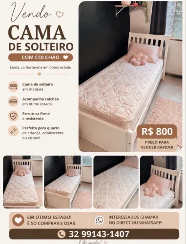 Cama de solteiro