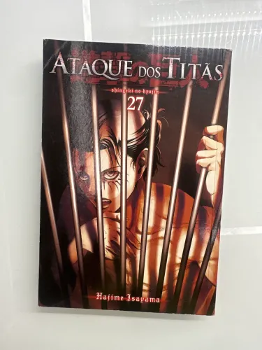 Mangá ataque dos titans / attack on titan volume 27 em português