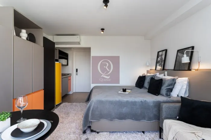 Studio para Locação em São Paulo, Vila Olímpia, 1 dormitório, 1 banheiro, 1 vaga