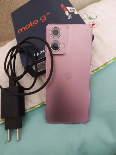MOTO G24 128GB + CAIXA + CARREGADOR ORIGINAL - FUNCIONANDO PERFEITAMENTE 