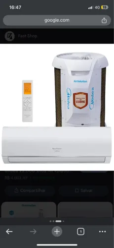 Ar condicionado 22000 BTU