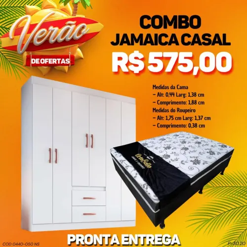 GUARDA ROUPA+ CAMA BOX CASAL- DIRETO DE FÁBRICA