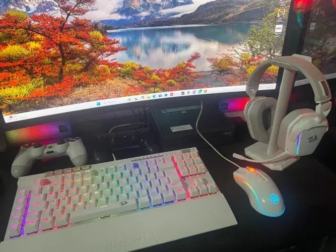 KIT REDRAGON WHITE TECLADO + MOUSE + HEADSET