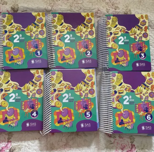 Livros Sas segundo ano ensino médio 